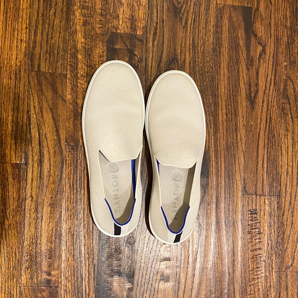 Rothy's Sand / Beige Original Slip On Sneaker - Size 8